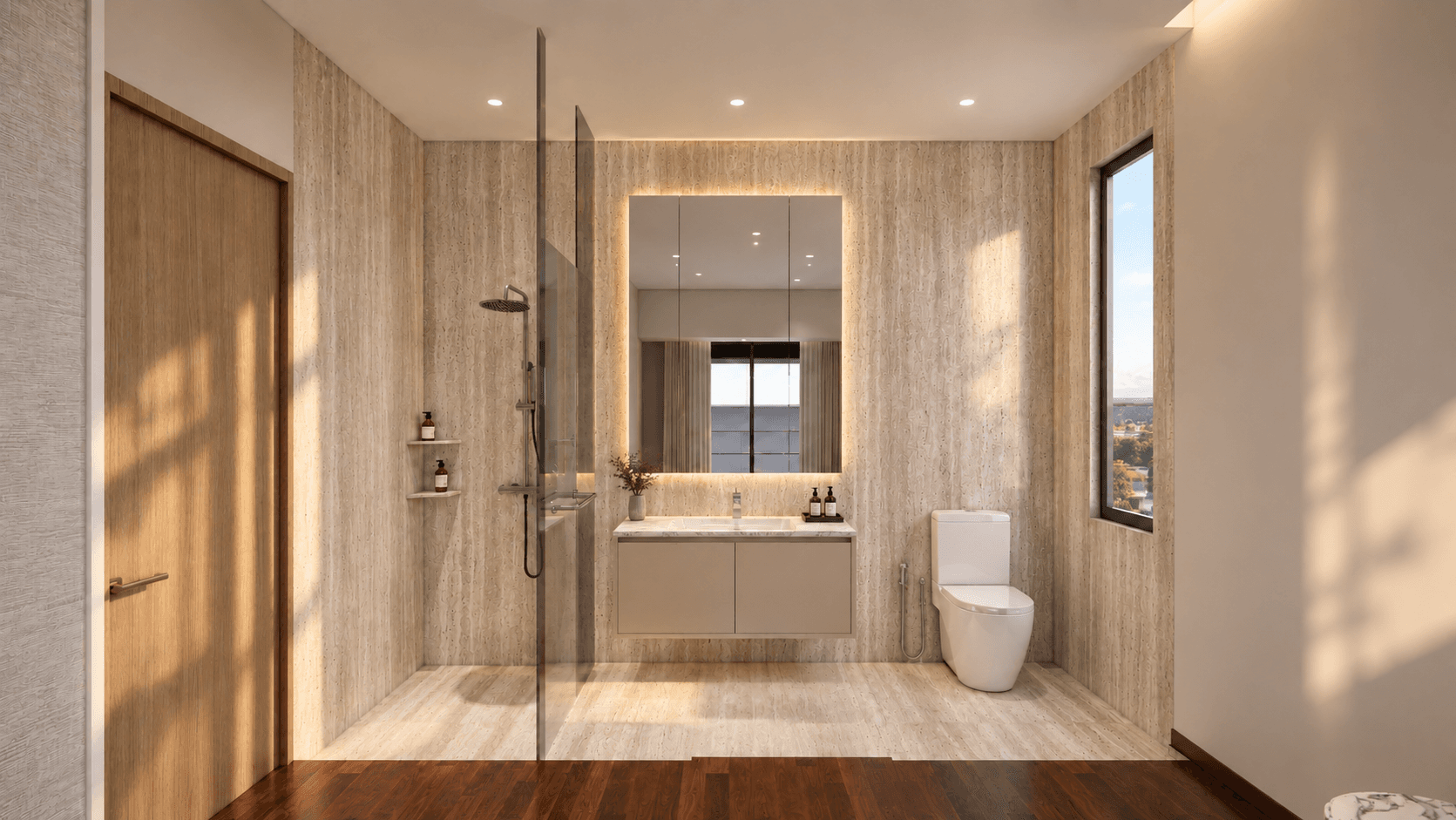 Thomson Ridge, master bathroom, photo 1